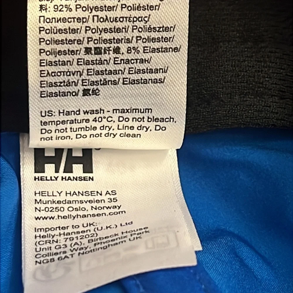Helly Hansen new tags